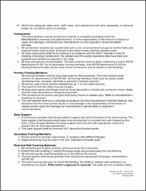 Image result for Scope of Work Example Construction