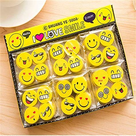 SWADEC Mini Round Shaper Emoji Smily 2.5Cm Yellow Color Yellow Color ...