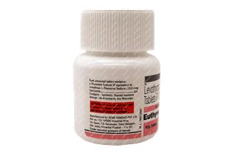 Euthyrox 12.5 Tablet 100: Uses, Side Effects, Price & Substitutes