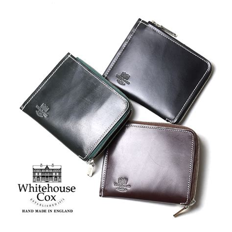 ホワイトハウスコックス Whitehouse Cox 2022 ホリデーライン 2トーンカラー スリムジップ財布 SLIM ZIP ...