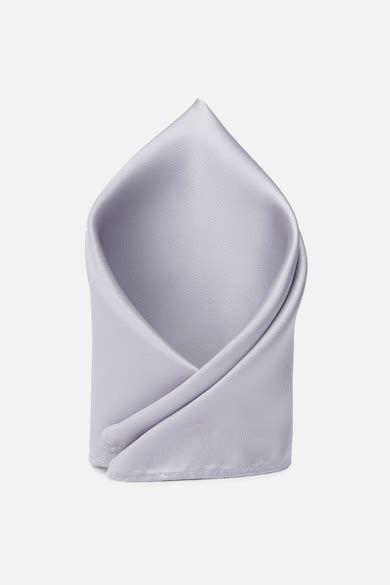 Buy Men Grey Solid Party Pocket Square Online - 40077451 | Van Heusen
