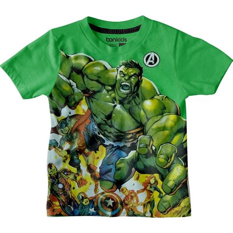 Hulk Avengers Green Boys T-SHIRT – BONKIDS