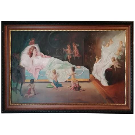 Scarlet Haired Beauty Oil Painting by Jules Ballavoine at 1stDibs