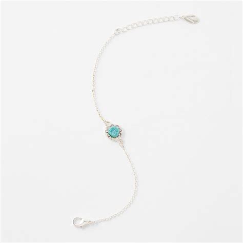 Buy Accessorize London Pave Turq Clasp Bracelet Online