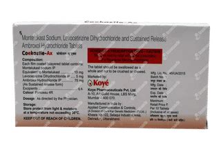 Coekastle Ax 51075 Mg Tablet Sr 10 - Uses, Side Effects, Dosage, Price ...