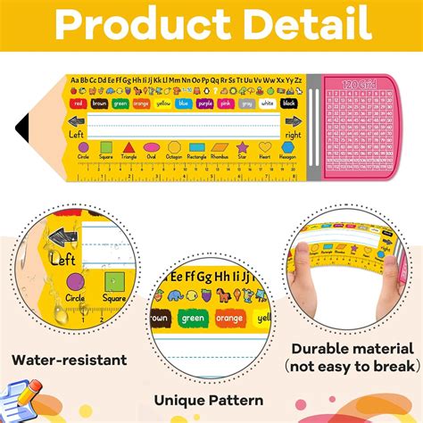 CHUNNIN 40Pcs Pencil Name Tags Desktop Reference Name Plates India | Ubuy