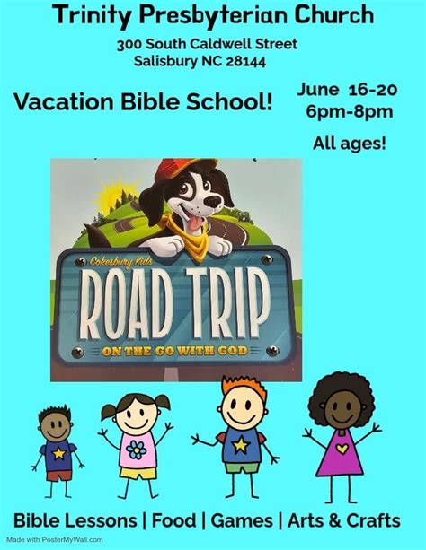 Vacation Bible School, 300 South Caldwell Street, Salisbury, NC, 10 ...