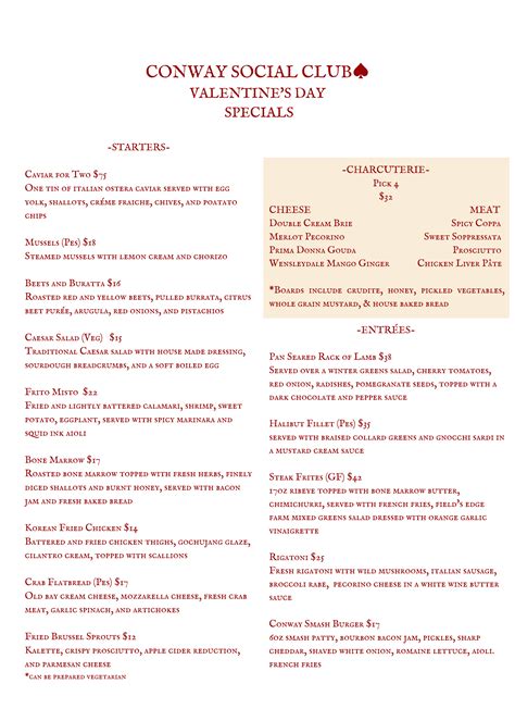 Valentine's Day — Conway Social Club