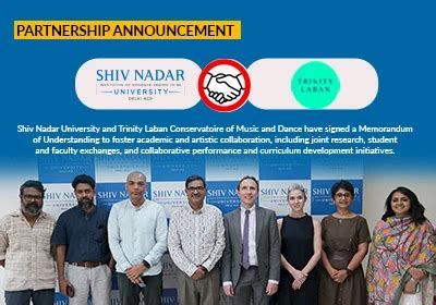 Trinity Laban Conservatoire of Music and Dance and Shiv Nadar ...