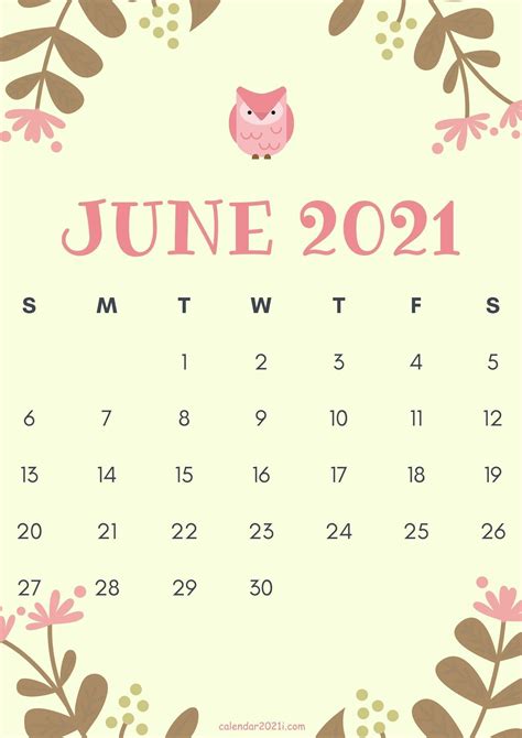 June 2021 Calendar Wallpapers - Top Free June 2021 Calendar Backgrounds ...