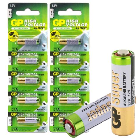 TECHBLAZE 27A Alkaline Battery 12V High Voltage Cells for Remote ...