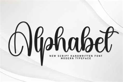 Alphabet Calligraphy Font - Download Free Font
