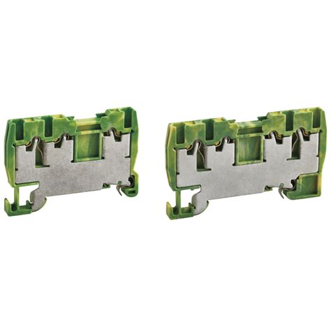 Clutch Lock Terminal Block, Compact Series (rail type), Earth Dedicated ...