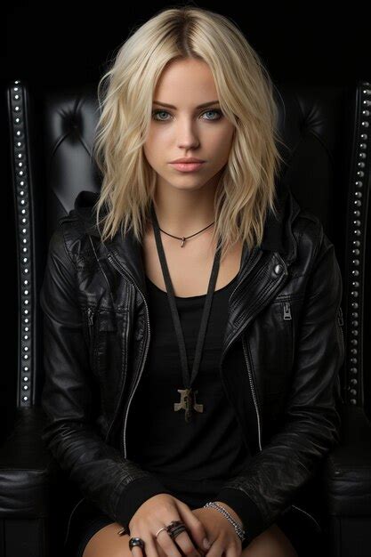 A breathtakingly beautiful girl adorned in a fashionable and modern ...