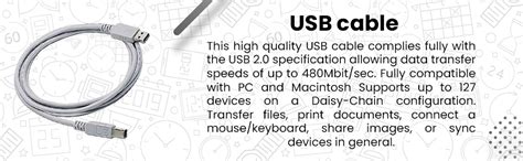 Oraima USB Printer Cable High Speed 5 m (Multicolored) : Amazon.in ...