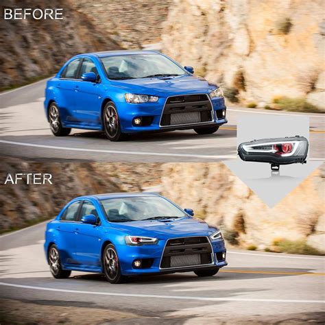 VLAND Headlights Assembly Fit for Mitsubishi Lancer& India | Ubuy