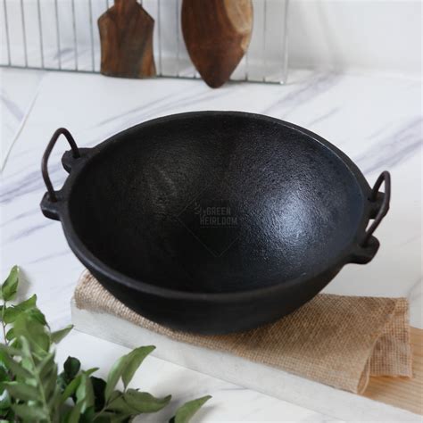 Buy High Grade Cast Iron Wok Online - Greenheirloom – Curated Products ...