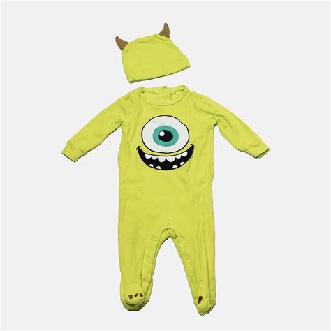 Pre Loved Disney Baby "Mike Wazowski" hat and jumpsuit set