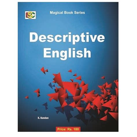 Descriptive English | By K. Kundan | Revised Edition | BSC Publication ...