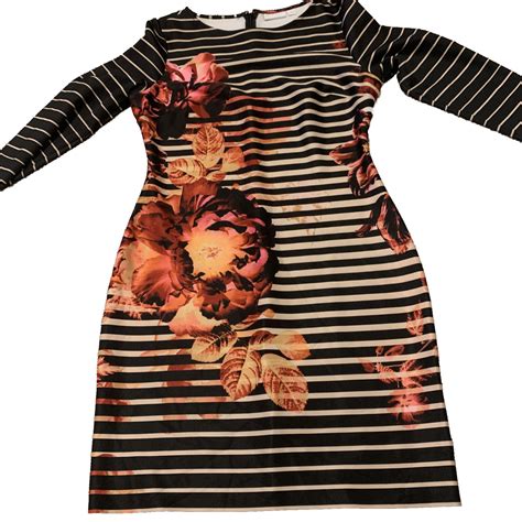 New York And Company New With Tag Floral Dress With 95%Polyester 5% ...