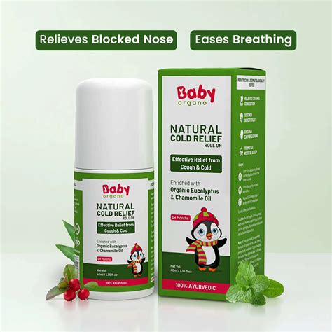 Buy Natural Cold Relief Roll on Online | BabyOrgano