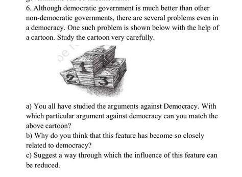 Although democratic government is much better than other non-democratic ...