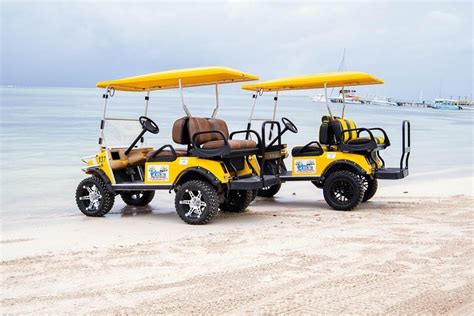 C&S (4 Seater) Golf Cart Rentals 2023 - Ambergris Caye - Viator