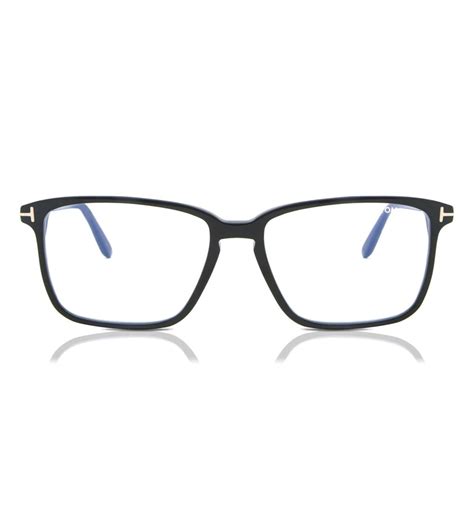 Tom Ford Men's Black Square Optical Frame