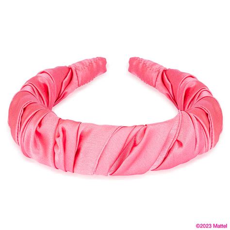Barbie Satin Ruffle Hair Band with Barbie Charm - Pink – Hair Drama Company
