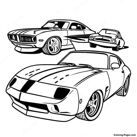 Fast And Furious Cars Coloring Pages