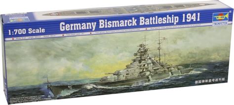 Trumpeter 1700 German Bismarck Battleship 1941 Model India | Ubuy