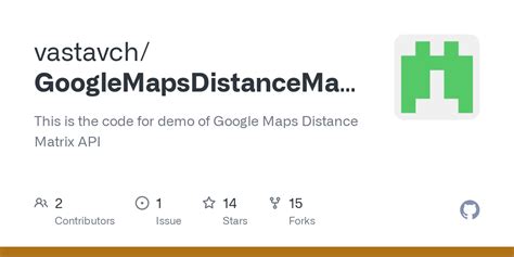 Google Maps Distance API 的图像结果