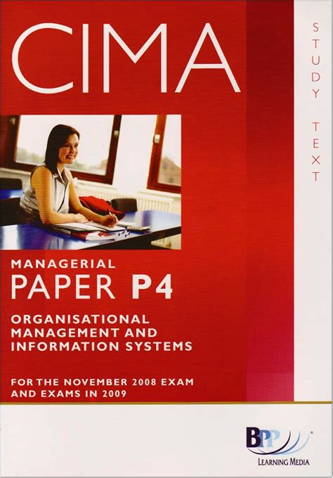 Buy CIMA - P4: Organisational Management and Information Systems: Study ...