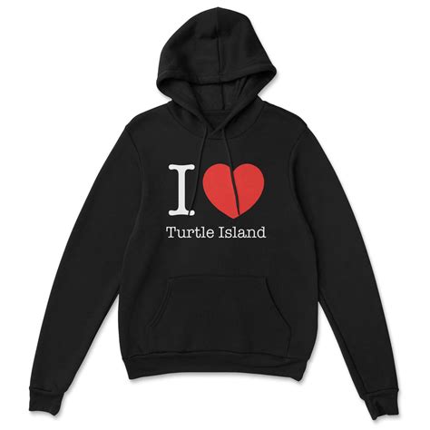 I Love Turtle Island Hoodie | Indigenous Clothing Canada | Red Rebel Armour