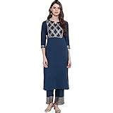 Buy Khushal K Women's Cotton Kurta with Palazzo Set
