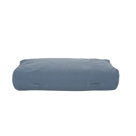 Best Selling Home Decor Curacao Blue Textured Cotton Bean Bag Chair ...
