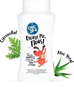 Captain Zack Excuse Me, Fleas Dog Shampoo. Anti-Microbial and pH ...