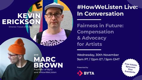 Byta Presents: #HowWeListen Live: In Conversation with Kevin Erickson ...