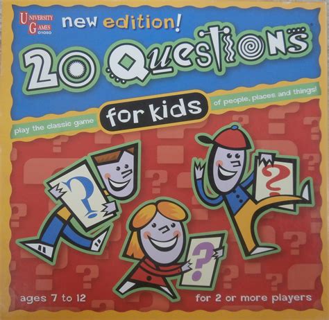 20 Questions for Kids Board Game - All About Fun and Games