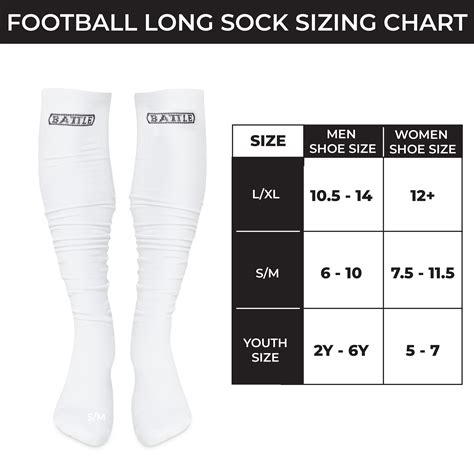 Long Football Socks: Adult Men's & Youth | Battle Sports