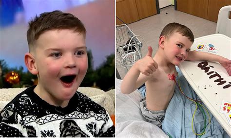 Little boy, eight, appears on TV in appeal for new heart donors
