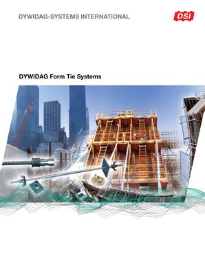 Fillable Online DYWIDAG bFormb Tie Systems - DYWIDAG-Systems ...