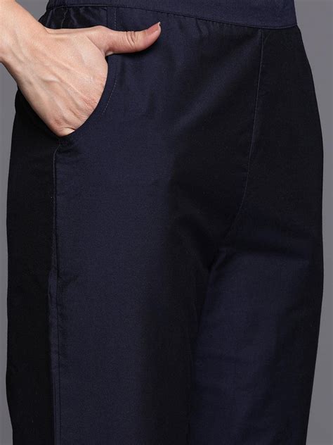 Buy Blue Yoke Design Silk Blend Straight Suit With Dupatta Online at Rs ...