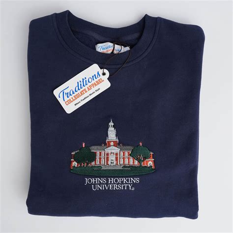 Johns Hopkins Crewneck – Traditions Collegiate Apparel