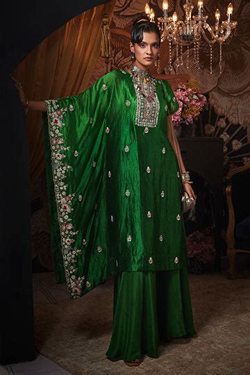 Drape Shoulder Kaftan Set – Khushboobagri