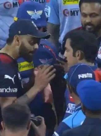 Virat Kohli and Gautam Gambhir fined for their heated argument during ...