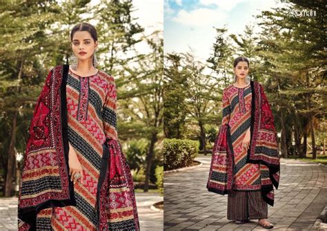 Romani Kasauti Exclusive Woollen Pashmina Dress Material