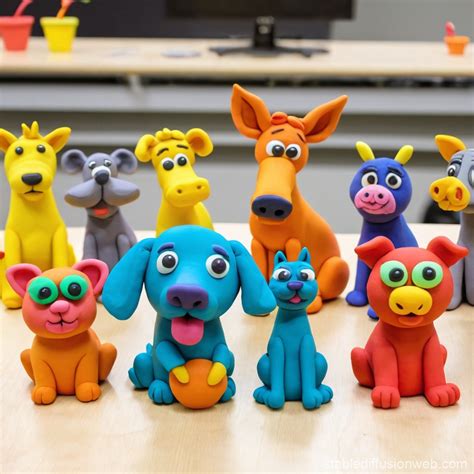 Stable Diffusion Prompts Cartoon Animals 的图像结果