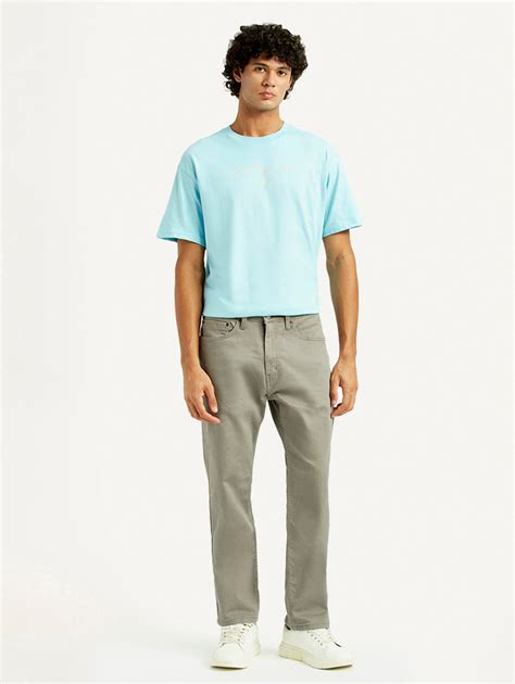 Men's 505 Grey Overdyed Straight Fit Mid Rise Jeans – Levis India Store