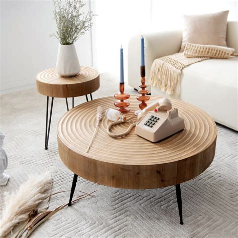 Contemporary Rustic Living Room Coffee Table